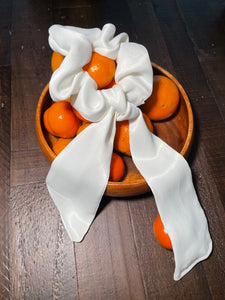 Orange Fibre Silk Hair Tie